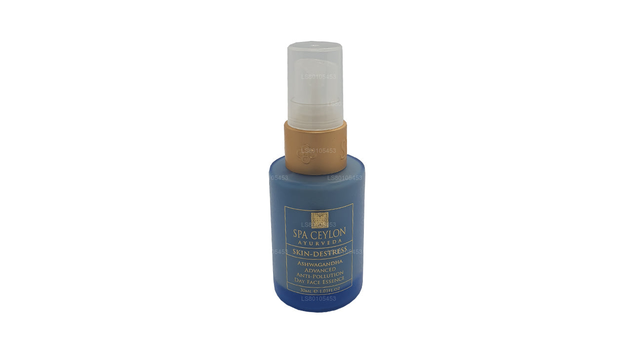 Spa Ceylon Skin Destress Ashwagandha Essence de jour anti-pollution avancée pour le visage (30 ml)