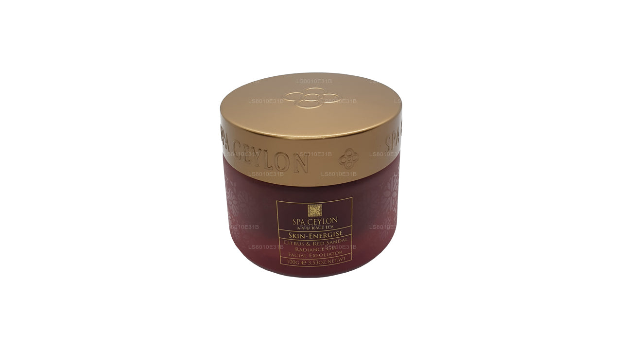 Exfoliant pour le visage Spa Ceylon Skin Energise Citrus and Red Sandal Radiance (120 g)