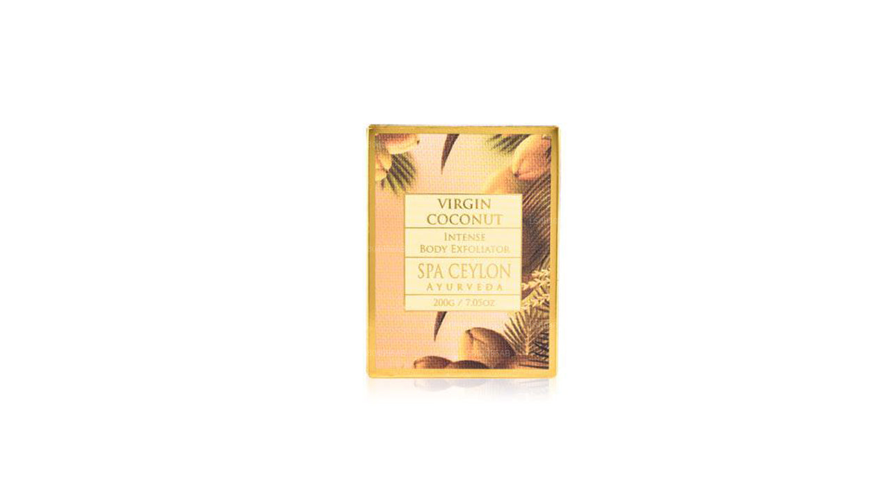 Exfoliant corporel intense à la noix de coco vierge Spa Ceylon (200 g)