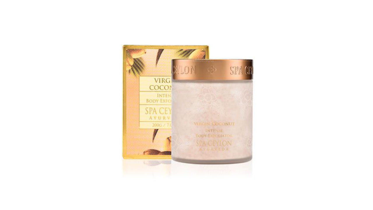 Exfoliant corporel intense à la noix de coco vierge Spa Ceylon (200 g)