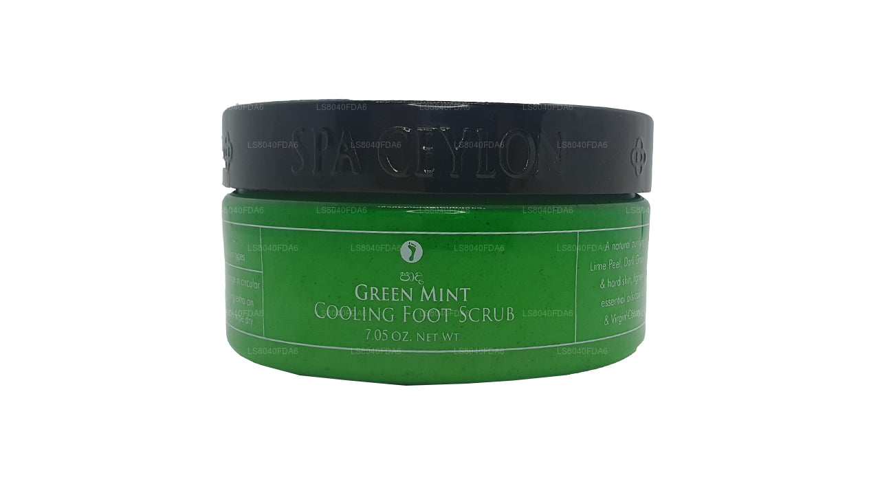 Gommage rafraîchissant pour les pieds Spa Ceylon Green Mint (200g)