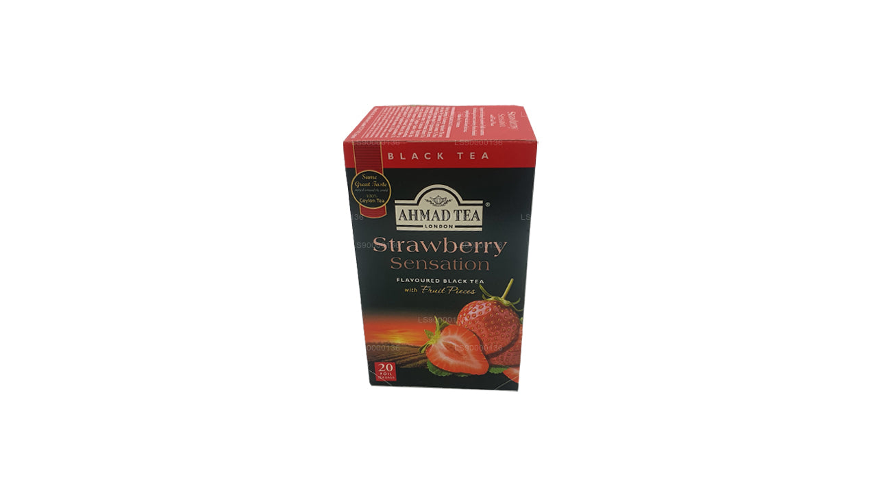 Ahmad Tea Strawberry 20 sachets de thé en aluminium (40 g)