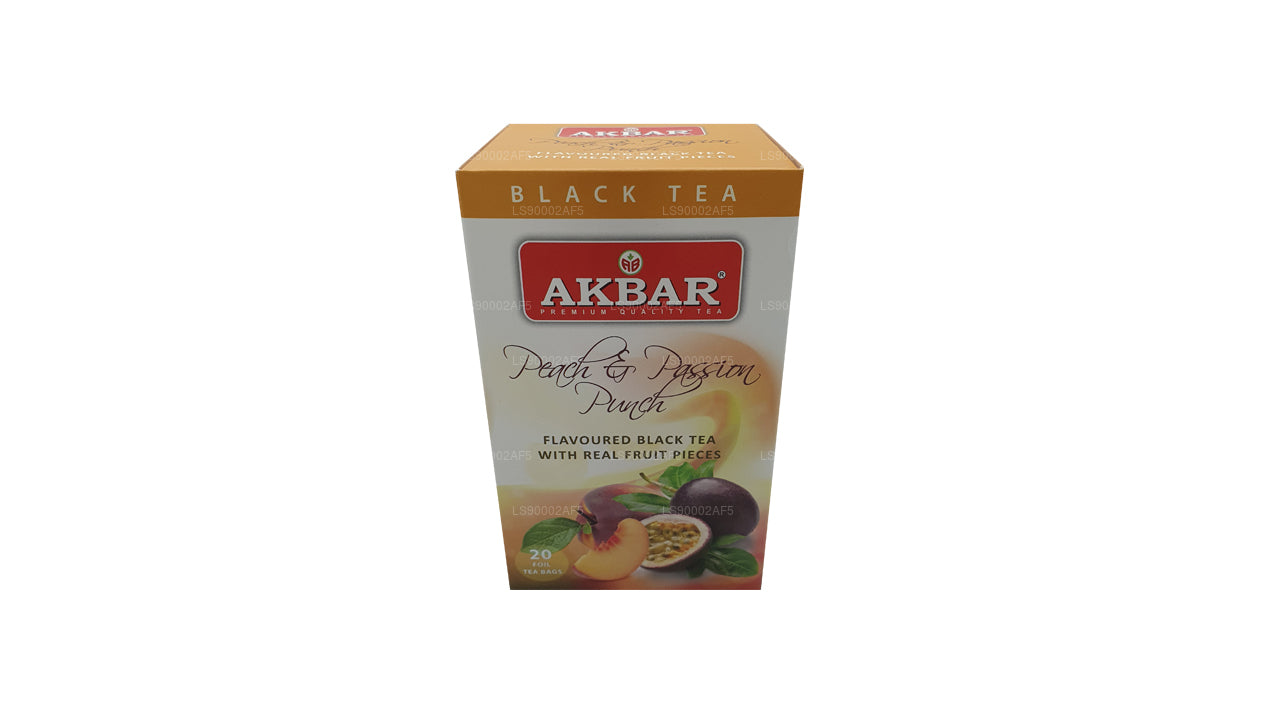 Punch à la pêche et à la passion Akbar (40 g) 20 sachets de thé