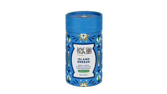 Jaf Tea Island Breeze - Arôme de pomme, d'églantier et d'hibiscus aux fruits tropicaux (50g)