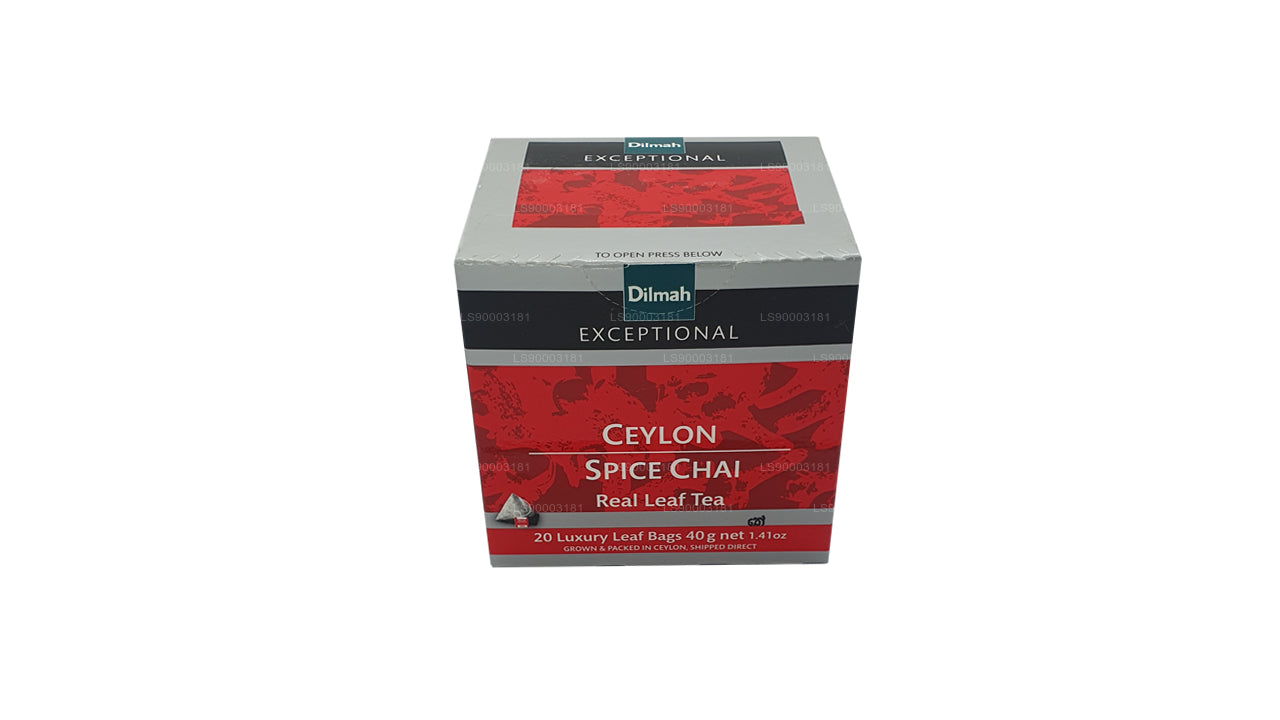 Dilmah Exceptional Ceylan Spice Chai (40 g) 20 sachets de thé