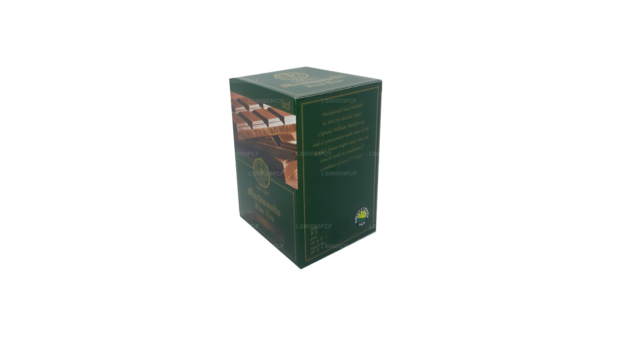 Thé noir de Ceylan aromatisé au chocolat Mackwoods Single Estate (50 g) 25 sachets de thé