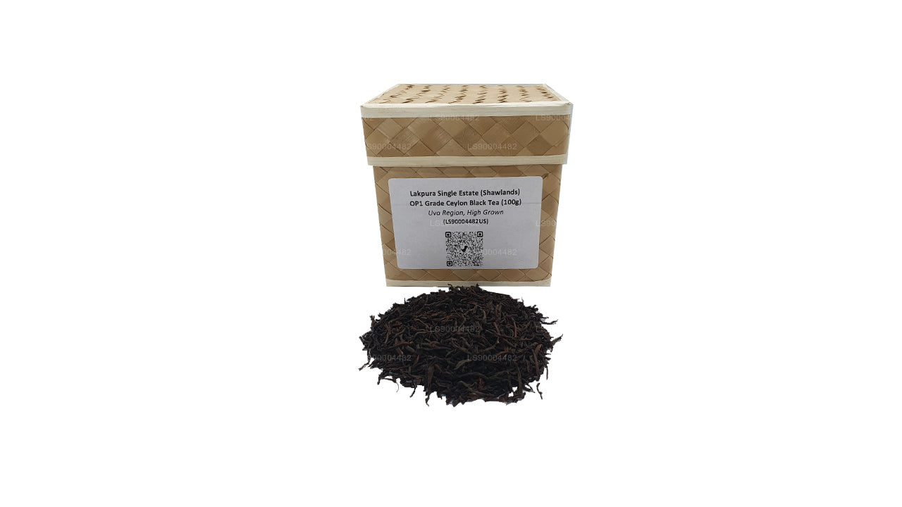 Thé noir de Ceylan Lakpura Single Estate (Shawlands) OP1 (100 g)