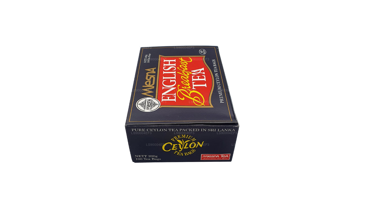 Thé anglais pour petit-déjeuner Mlesna (200 g) 100 sachets de thé