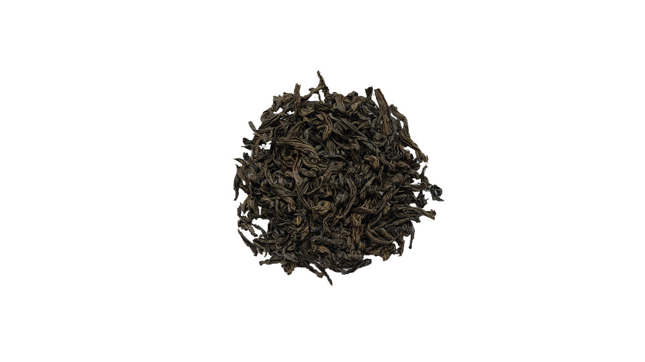 Thé aux feuilles noires de Ceylan Lakpura à région unique Ruhuna OP1 (100 g)