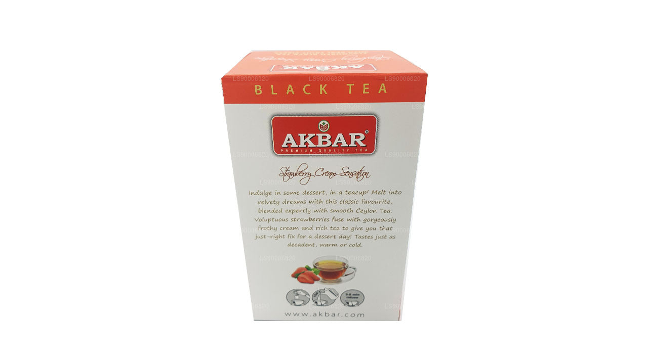 Akbar Strawberry Cream Sensation (40g) 20 sachets de thé