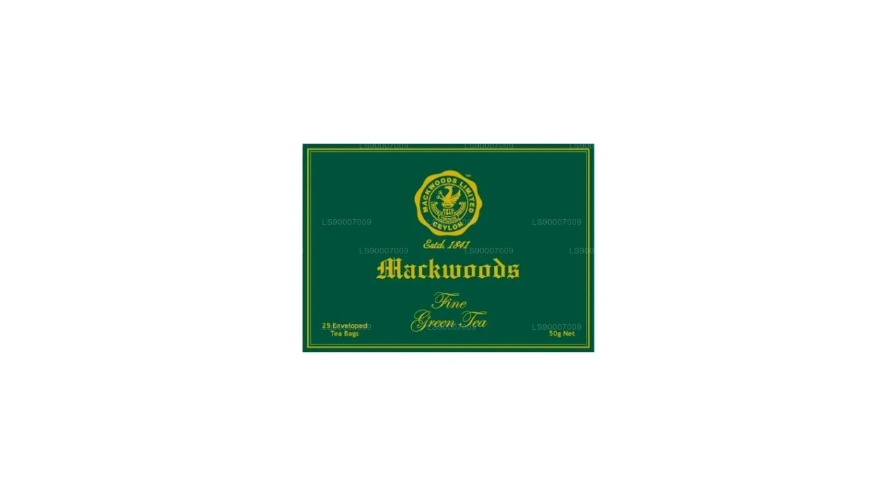 Thé vert fin Mackwoods (50 g) 25 sachets de thé