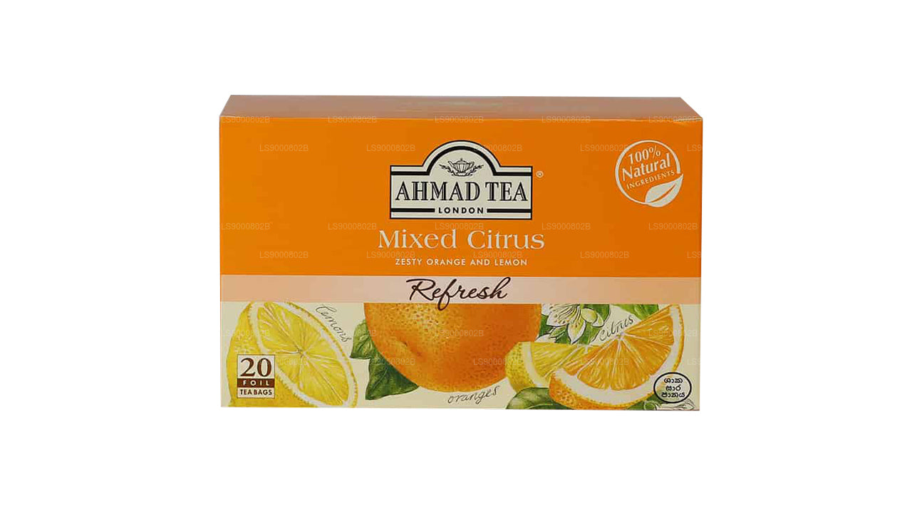 Ahmad Tea Mixed Citrus 20 sachets de thé en aluminium (40 g)