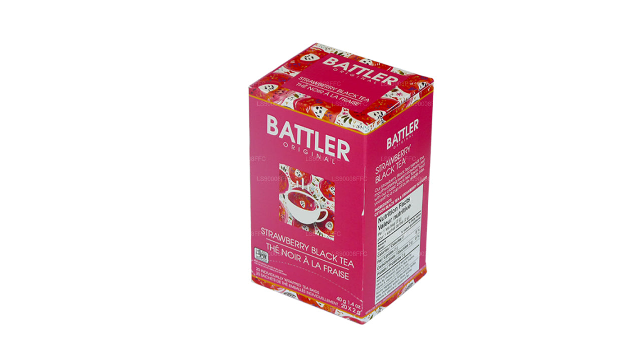 Thé noir à la fraise Battler Original (40 g) 20 sachets