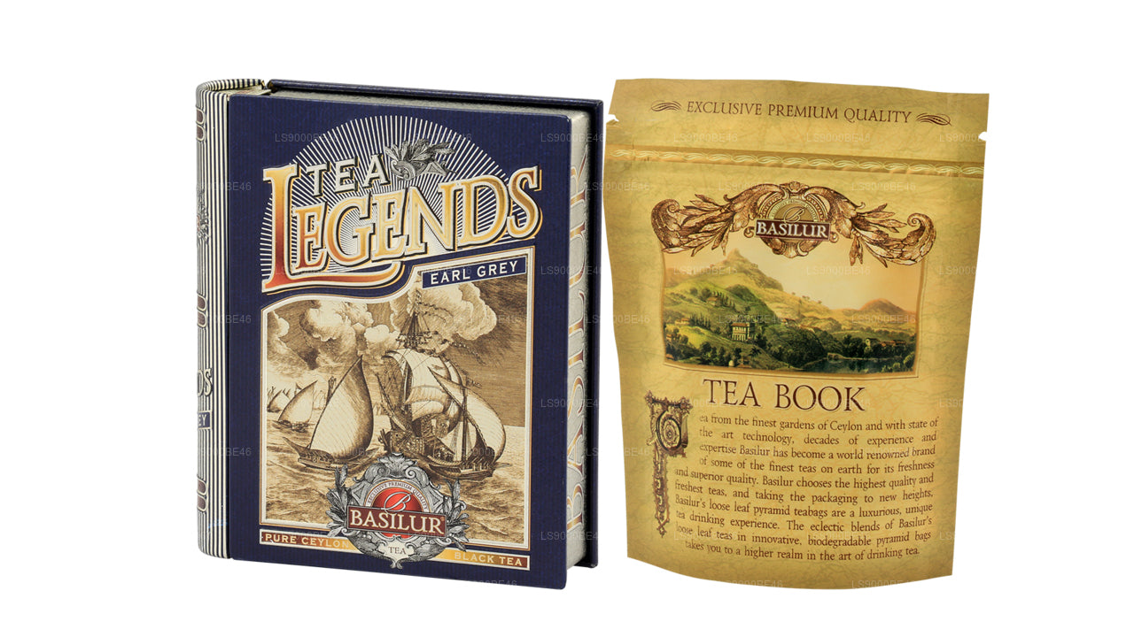 Boîte à thé Basilur « Miniature Tea Book Tea Legends - Earl Grey » (10 g)