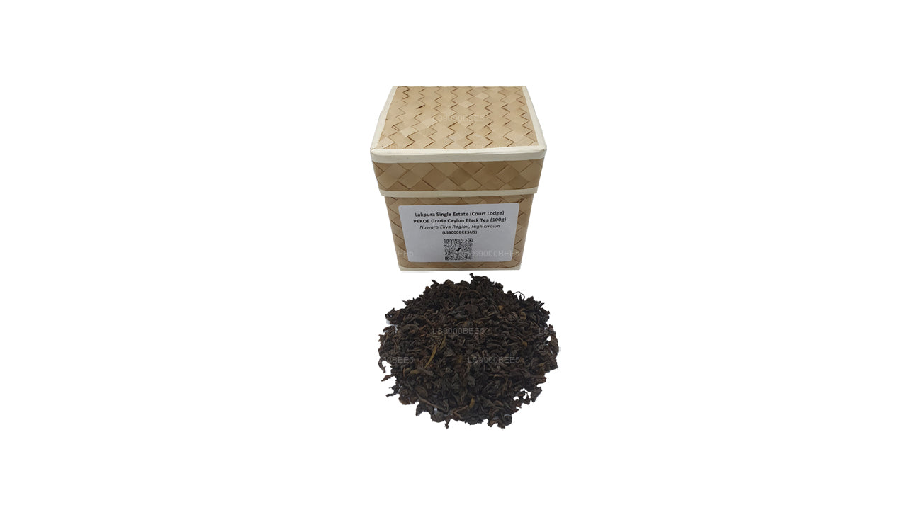 Thé noir de Ceylan Lakpura Single Estate (Court Lodge) PEKOE Grade (100 g)