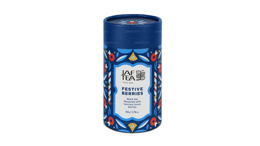 Jaf Tea Festive Berries - Thé noir aromatisé aux succulentes baies de la forêt (50 g)