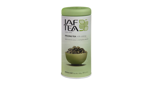 Boîte à oolong au lait Jaf Tea Pure Green Collection (100 g)