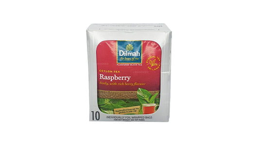 Dilmah Raspberry Tea (20g) 10 Individually Foil Wrapped Tea Bags