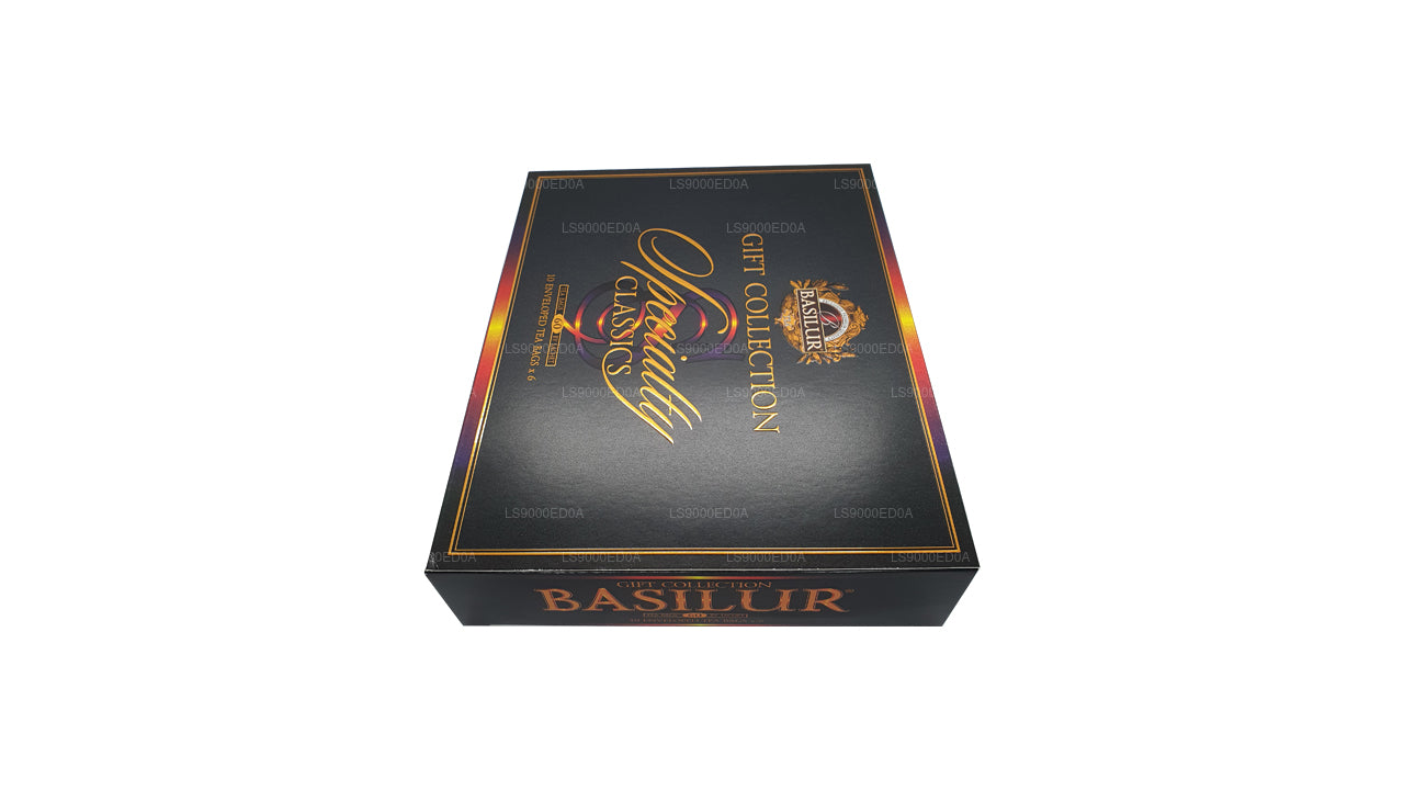 Coffret cadeau Basilur Assorted Specialty Classics (115 g) 60 sachets de thé enveloppés