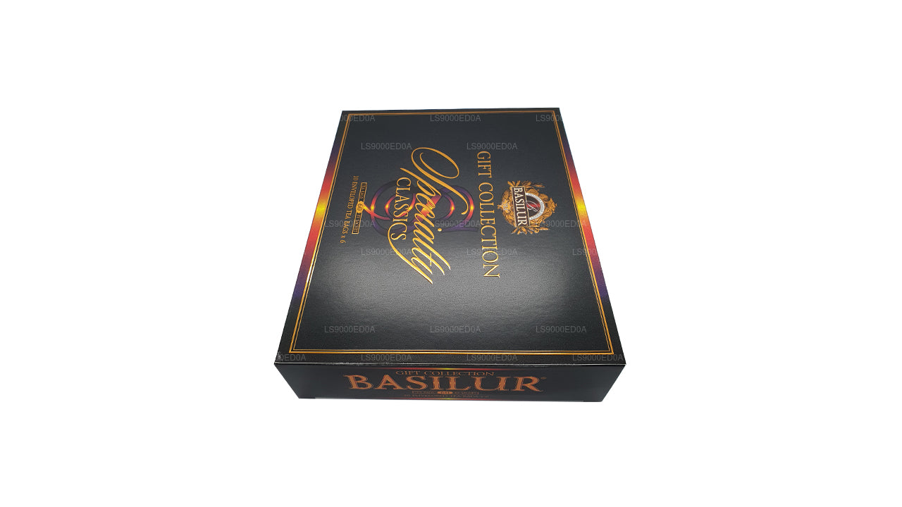 Coffret cadeau Basilur Assorted Specialty Classics (115 g) 60 sachets de thé enveloppés