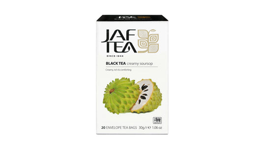 Corossol crémeux au thé noir Jaf Tea Pure Fruits Collection (30 g) 20 sachets de thé