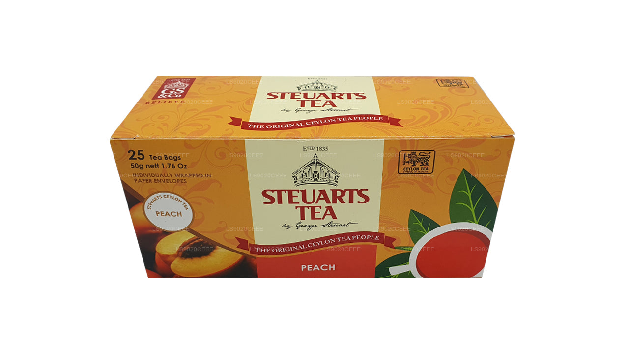 Thé à la pêche Steuarts (50g) 25 sachets