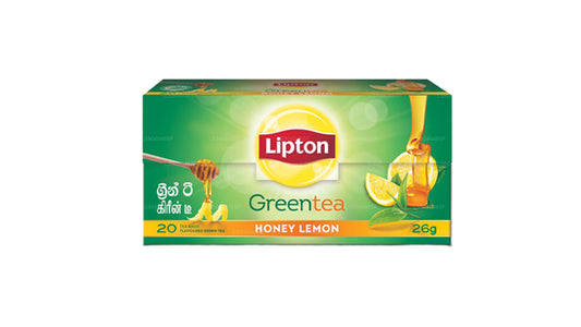 Thé vert Lipton au miel et au citron (26 g) 20 sachets de thé