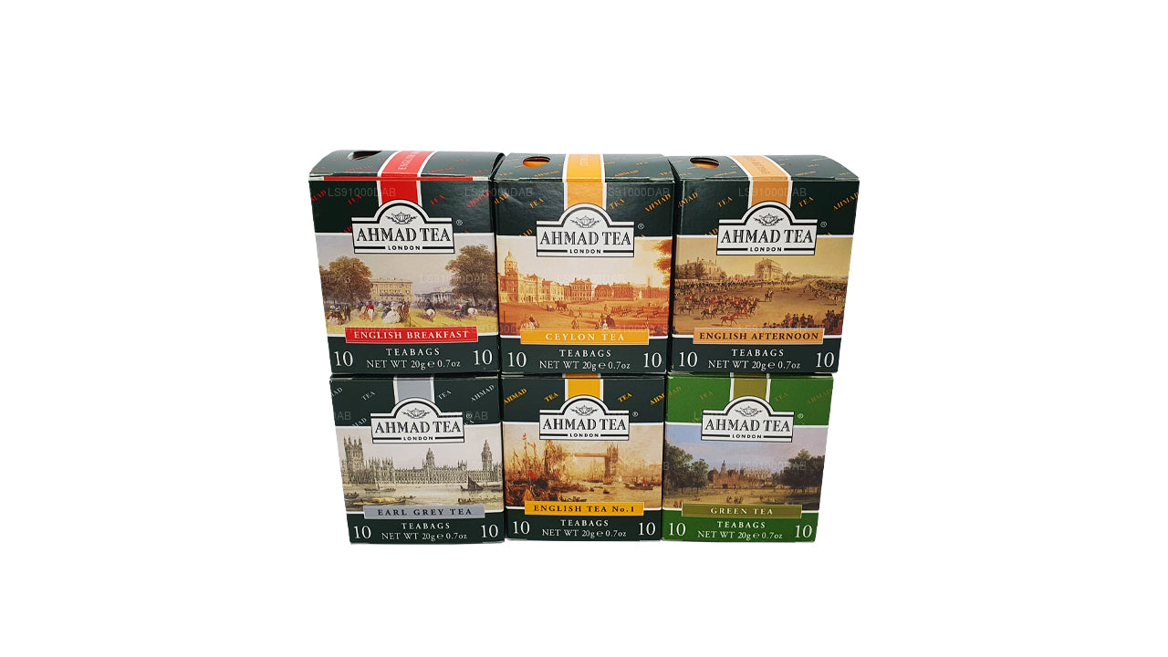 Ahmad Classic Six Tea Collection (6x10tb) 60 Paper TB (120g)