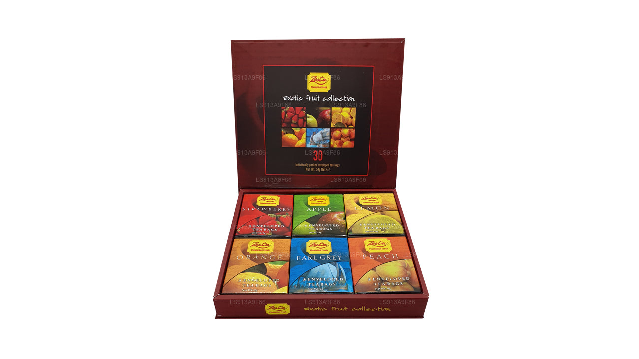 Zesta Exotic Fruit Collection 30 Individually Packed Enveloped Tea Bags 54g