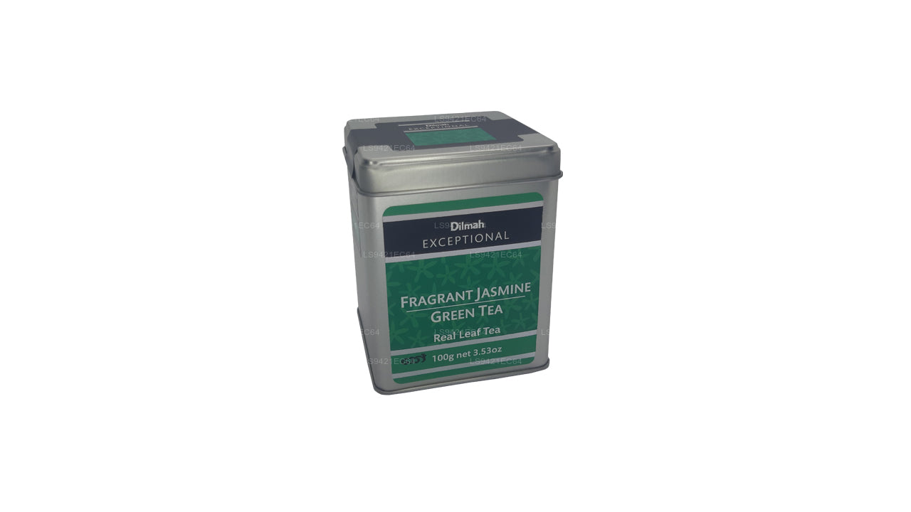 Thé vert au jasmin parfumé exceptionnel Dilmah (100 g)