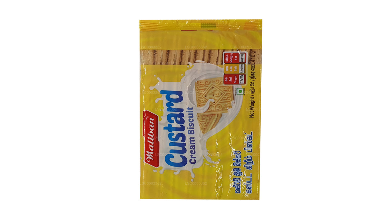 Biscuit sandwich à la crème anglaise Maliban (410g)